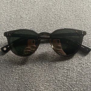 Garrett Leight California Clement Sun Black Glass 46mm